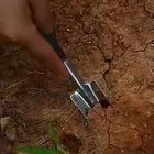 3pcs Mini Gardening Hoe Ergonomic Handle Cultivate Mini Planting Hoe Gardening