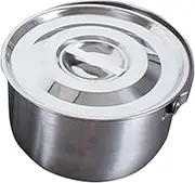 OFFSCH Multi Function Stainless Steel Mixing Bowl with Handle Capacity Cooking Container for Salad and Egg Mixing Easy to Clean Kitchen Storage
