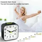 No Tick Battery Operated Home Decor Bedside Clocks Alarm Clock Number Clock