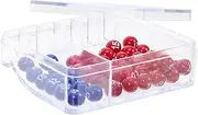 VICASKY Number Picker 1 Set Machine Case Random Number Balls Educational Game Balls