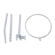 Adjustable Mosquito Net Stand Holder for Baby Crib Cot Bed Clip-On Bracket Iron