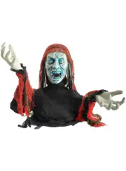 Animated Ground Breaker Ghoul Halloween Decoration with Sounds