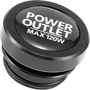 Vehicle Eject Button, Car Socket Plug, Car Power Plug, Protective Design, Easy to Install Black, for Automotive Electrical Accessories, Trucks