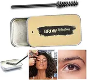 Eyebrow Soap Kit,brow pomade,eyebrow gel clear,Brows Styling Soap,Long Lasting Waterproof Smudge Proof Eyebrow Styling Pomade for Natural Brows