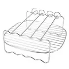 Practical Grill 8" Basking Holder Needle Outdoor Oven Pins Rack Skewers