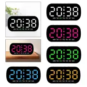 LED Digital Alarm Clock 5 Level Adjustable Light for Shelf Bedroom Home