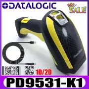 Datalogic PowerScan PD9531-K1 Handheld 1D 2D Area Imager Barcode Scanner USB Kit