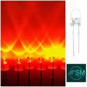 100PCS 5mm Red LED Flicker Flame Diodes DIY Candle Light Emitting Diodes