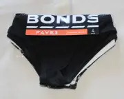 Bonds Ladies Faves Skimpini Skimpy Brief 4 Pack Print Plain 03K Size 16 New