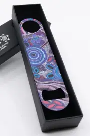 ABORIGINAL BOTTLE OPENER - GRANDMOTHERS COUNTRY - AUSTRALIA, INDIGENOUS, GIFT