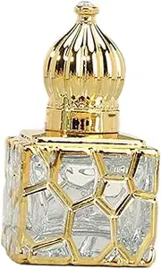 VICASKY Electroplated Glass Roller Ball Perfume Bottle Compact Travel Light Design for Essential Oils Stylish Portable for Go Use