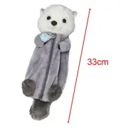 1PC Plush Sea Otter Pencil Case Portable Pen Marker Holder School Supplies Carto