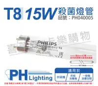 在飛比找PChome24h購物優惠-(2入)PHILIPS飛利浦 TUV 15W G15 UVC