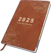 Beavorty 2025 Daily Planner Notebook Portable Academic Planner Schedule Notepad Stylish Work Schedule Planner Book for Professionals