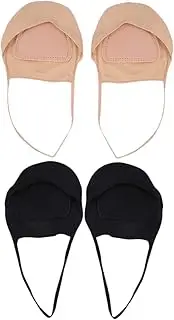 [Ipetboom] Comfortable Toe Topper Socks for Women Half Socks Foot Support for High Heels