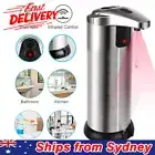 Automatic Soap Liquid Dispenser Handsfree Touchless IR Sensor Hand Wash Steel AU