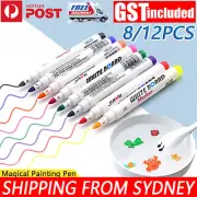 8/12 Colors Magical Water Painting Pen Magic Doodle Drawing Pens