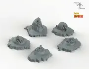 Ruins of Crystal Dragon Eggs - Print Your Monsters Fantastic Plants and Rocks Te