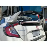 Carbon Fiber FIT FOR Honda Civic 10th FK8 5D Rear Gurney Flap Trunk Lip Spoiler (for: Honda)