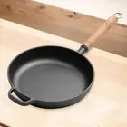Cast Iron Mini Frying Pan 22cm Nonstick Skillet Cookware Kitchen Omelette Pan