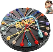 Brainy Knots Rope Untangling Game, Twisted Rope Puzzle Game,Puzzle Twist Rope Board Game, Rope Knots Untangle Stack Puzzle Sorting Board Game (3PCS)