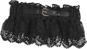 [Minkissy] 3pcs Lace Wide Waist Belt for Women Elastic Stretchy Dress Accessory for Cocktail Daily Wear Birthday Parties More Fashionable High Waistband Classic Color