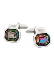 [Cudworth] Austrian Cut Crystal Cufflinks in Multi