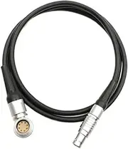 1B 6 Pin FGJ Male Plug Output to 8 Pin Female Angle Connector Supply Cable Ronin 2 to Arri Am~ra/Al~xa M~ni Power Cable(50cm)