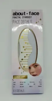about - face Fractal Stardust Face Decals - Celestial Shine NIB