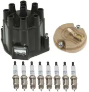 Professional Distributor Rotor Cap & Spark Plugs Kit ACDelco for LeMans GTO V8