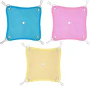 Hamster Hammock for Cage,3X Mesh Hammock Lounger for Ferret | Detachable Quick-Drying Small Animal Sleeping Bed for Squirrels Hamsters Ferrets