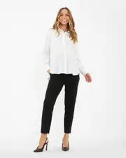 Alexa Classic Crop Pant Black