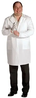 Lab Coat Plus Size Adult - Rasta Imposta