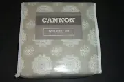 Cannon sheet set doily laces print NIP Twin Size Free shipping US