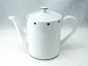Sasaki Fine China METROPOLIS BLACK David Ehrenreich Coffee Tea Pot NEW w sticker