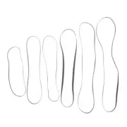 6 Pcs Cassette Belts Turntable Tape Recorder Player Replacement