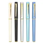 Metal Clip Pen Office Business Signature Pen Chrome Metal Pen Luxury 0.5mm