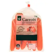 Woolworths Australian Grown Carrots 1Kg
