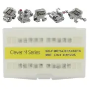 Dental AO Empower Type Brackets Orthodontic Self Ligating Metal Interactive MBT