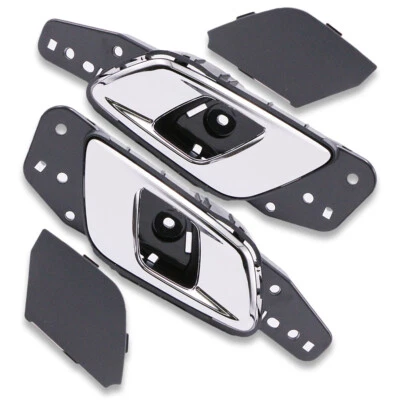Pair Front Interior Door Handle Gray Fits Ford Mazda Ranger BT-50 2012 2020