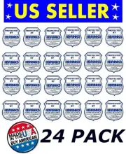 24 BRINKS HOME SECURITY ALARM SYSTEM STICKER DECAL SIGNS LOT