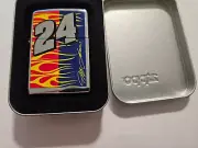 JEFF GORDON ZIPPO LIGHTER #24 FLAMES UNUSED NOS