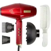 BaByliss Pro Influencer Collection REDFX Dryer - Hawk the Barber Prodigy + Comb