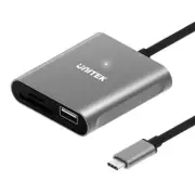 Unitek 3 in 1 USB-C SD, Micro SD Card Reader