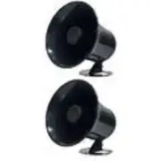 2 NEW PA Audio Speaker HORNS (BONUS PACK) Weatherproof 15 watt 8 Ohm-(Fast Ship)