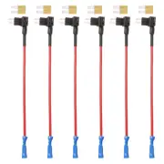 Fuse Tap 24V 12V Car Add A Circuit Fuse Tap with 5A M2 Fuses, 6pcs