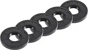 X AUTOHAUX Universal Oil Seal TC Double Lip W Steel Spring Seal Ring Rotary Shaft Seal 20x52x7mm High Pressure NBR Rubber Black 5pcs