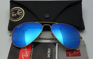 [P S] 3號5樓 全新正品 雷朋 RayBan RB3025 112/4L 藍色反光 偏光鏡片