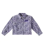 [Bonpoint] Bonpoint Eliza floral denim jacket Y 12 purple