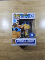 Funko POP! #192 TMNT Geoffrey as Leonardo ToysRus Exclusive + Protector